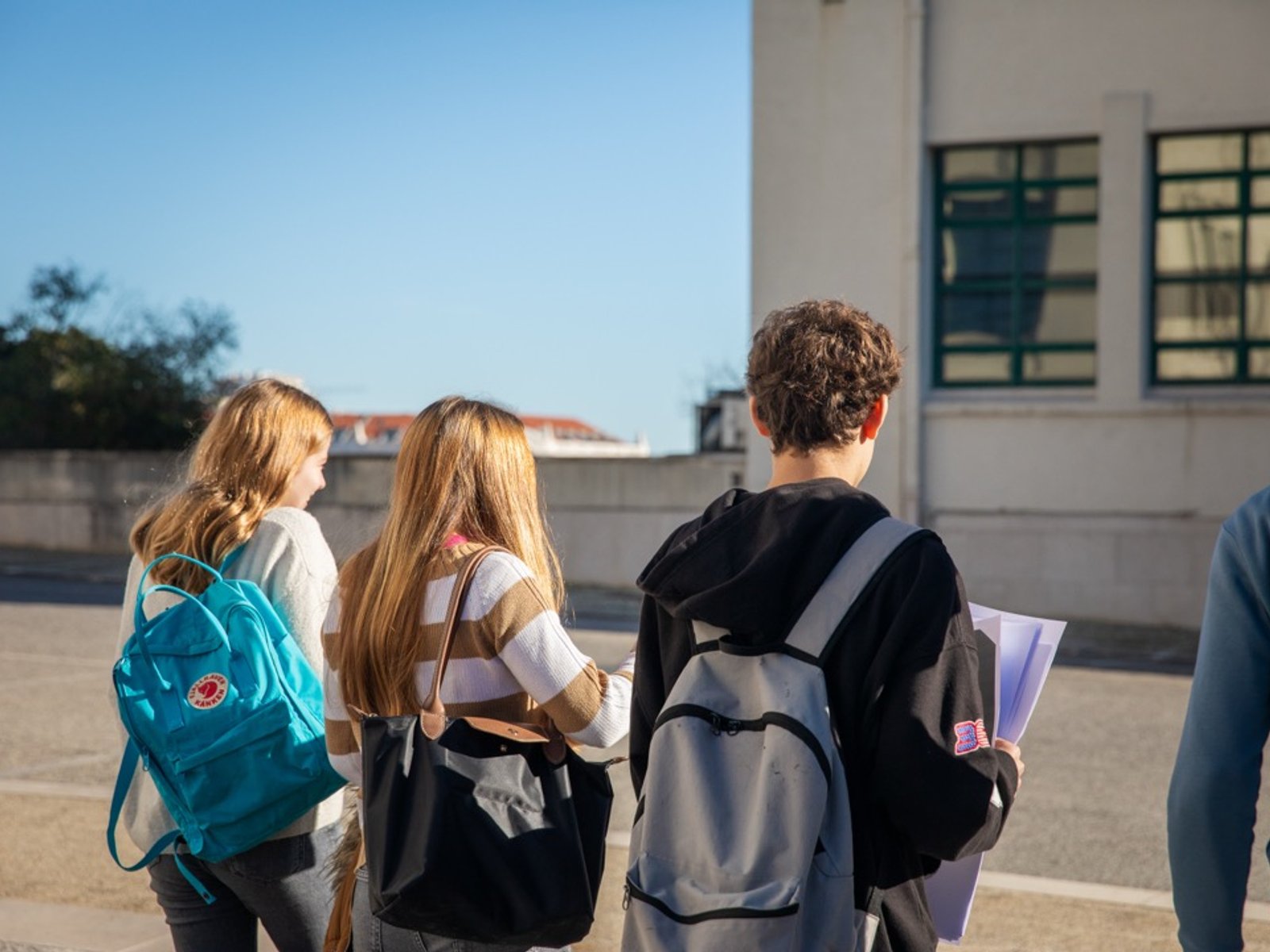 Alunos Alpha no campus do IST